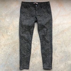 banana republic heritage zebra pant jacquard